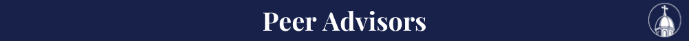 Peer Advisors Banner w/ Logo