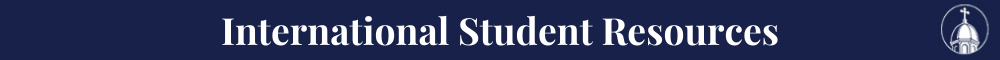 Int'l Students Resource Banner